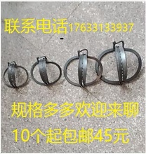 老鼠夹老式捕鼠夹圆形铁质强力扑鼠器家用灭鼠器野外捕鼠夹子地夹