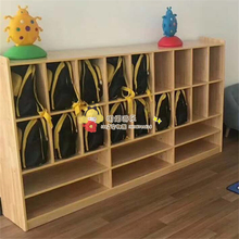 幼儿园早教儿童衣帽柜鞋柜综合柜儿童储物柜收纳柜玩具柜书包柜