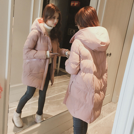 棉衣女装2018新款冬季羽绒棉服加厚外套中长款韩版学生面包服棉袄商品大图