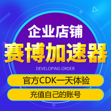 CDK电脑游戏软件加速一天卡密 赛博加速器1天激活码 自动发货