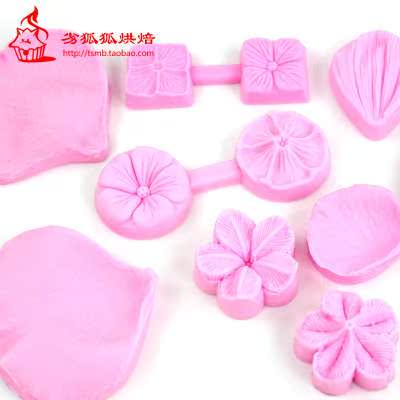 干佩斯硅胶模 DIY 玫瑰花非洲菊小花朵牡丹花翻糖黎胶模具花瓣夹模 干佩斯硅胶模 DIY 玫瑰花非洲菊小花朵牡丹花翻糖黎胶模具花瓣夹模