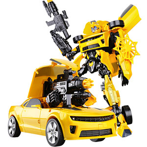手办变形玩具金刚5大黄蜂汽车恐龙机器人模型电影正版儿童男孩6