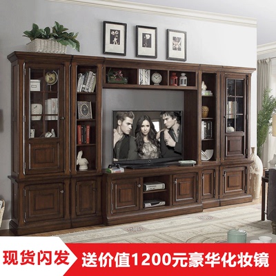 电视墙欧式实木旗舰店