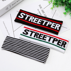 韩国针织头饰运动发带