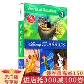 Reading Characters 套装 六册平装 Level 分级阅读 World 小飞侠 小飞象 Classic Disney 迪士尼经典 英文原版绘本 狮子王辛巴
