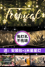 背景布ins挂布挂毯墙布网红抖音少女主播拍照宿舍床头卧室装 饰布