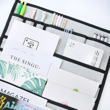 书桌挂袋中学生卡通创意课桌神器挂书袋桌边整理少女挂架可调