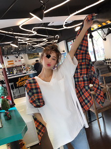 已订300鬼鬼家韩国代购春夏新款罕见面料巨舒服自留打底T恤