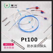 035探头式防水防腐耐高温 PT100温度传感器精密铂热电阻热电偶WZP