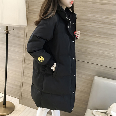 冬季反季棉衣棉服女中长款2018新款韩版学生宽松bf加厚棉袄子外套