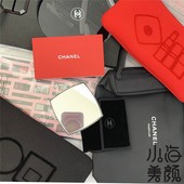 Chanel香奈儿vip会员狗年限定小红本香水图案黑色化妆包专柜礼赠