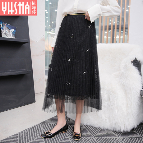 依嬅莎2018春季半身裙商品大图