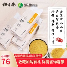 任小米18年新小米500g 5农家糯米脂月子小米粮食粥材料沙漠小米粥