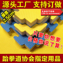 厂家直销跆拳道垫子3.0专业加厚跆拳道垫高密度舞蹈训练泡沫地垫