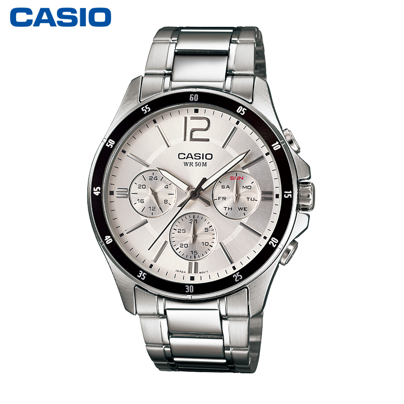 1374D 1375D MTP 卡西欧手表男商务防水石英男士手表 Casio 官方授权 1374D 1375D MTP 卡西欧手表男商务防水石英男士手表 Casio 官方授权