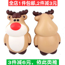 新品squishy慢回弹圣诞驯鹿pu圣诞仿真蛋糕减压玩具礼品厂家直销