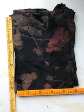 100%桑蚕丝花色电力纺底香云纱刀口料小料零碎料清仓处理 按片卖