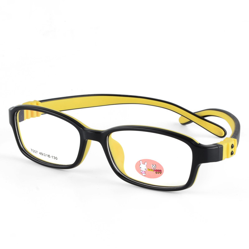 兔宝宝正品硅胶儿童眼镜框架超轻软TR90