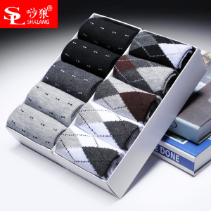 男士中筒袜防臭棉袜