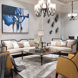 雅居格 美式沙发新古典客厅奢华家具欧式实木