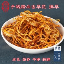 金虫草 蛹虫草 大孢子头 北虫草花 虫草花 人工种植无杂质100克