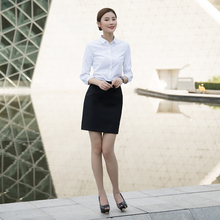 职业装女装套装2018时尚衬衫包臀套裙修身秋装新款正装女工作服图片
