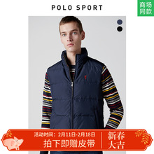 背心潮流保暖外套 sport冬季立领羽绒服马甲男士 休闲加厚修身 polo