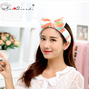 洗脸束发带简约甜美包头巾