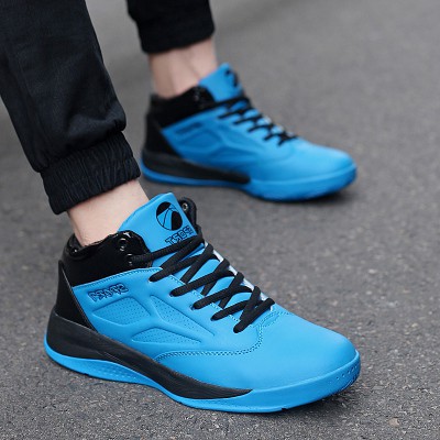 Enshneck Genuine Summer Basketball Shoes Men's High Top Durable Running Shoes for Primary and Secondary School Students Youth Sports