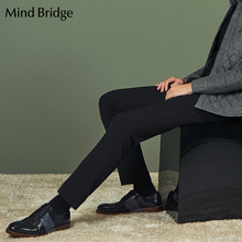 Mind Bridge休闲裤直筒长裤百家好男装裤子 时尚韩版修身QRPT7501