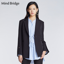 Mind Bridge2018新品女装 韩版时尚修身女式西装外套 MSJK228A图片