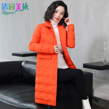 中长款羽绒棉服韩版女装保暖棉衣冬天外套加厚棉袄2018秋冬季新款图片