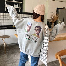 樱田川岛卫衣女装潮宽松韩版长袖ins超火上衣早秋天新款初秋百搭图片