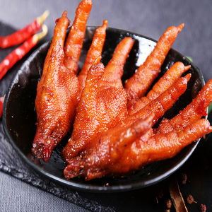 麻辣卤味鸡爪500g