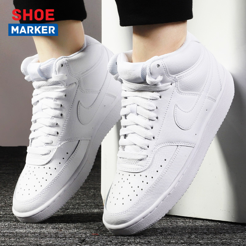 Nike Women's Shoe 2019 Winter Sports Shoe COURT High Top Classic Casual Shoe Small White Shoe Board Shoe CD5436