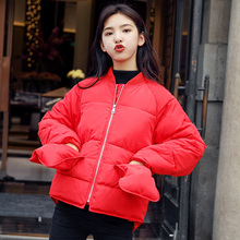 2018秋冬新款女装韩版显瘦大码大版保暖bf学生保暖棉服棉衣图片