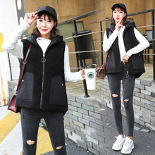 201秋冬新款女装韩版显瘦宽松大版大码bf棉服马甲马夹图片