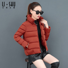 2018冬季新款棉衣女装大码外套韩版加厚棉服胖mm短款时尚小棉袄图片