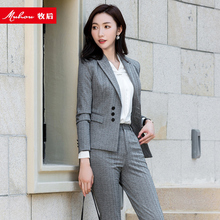 不对称小西装女装套装修身职业装韩版时尚休闲女式西服外套ol长袖图片