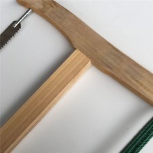 手拉式 手工锯子木工锯老式框锯锰钢锯条红榉木50cm60cm70cm老款
