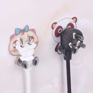 4个装卡通插座电源线收纳挂架