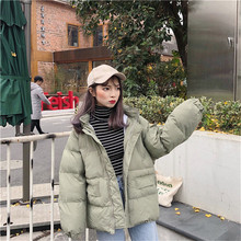 棉服外套韩版冬季女装反季加厚短款棉袄宽松bf学生面包服棉衣冬装图片
