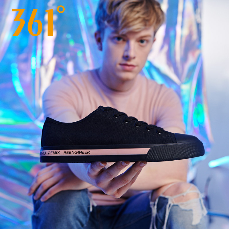 361 degree men's shoes sneakers Spring 2019 new 361 comfortable casual anti-skid shoes Low top canvas shoes for men Z