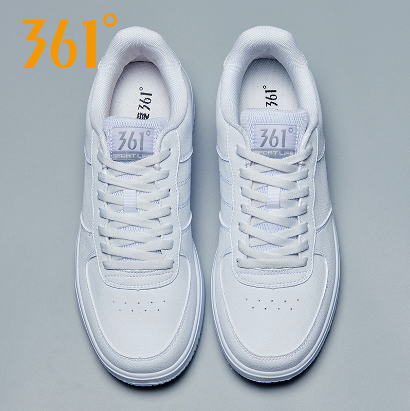 361 ° men's shoes, board shoes, men's Air Force One, 2019 spring new 361 men's casual comfortable anti-skid sports shoes N