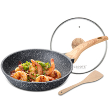 自营 Carote瑞士麦饭石平底锅煎锅不粘锅牛排煎锅平底煎蛋锅