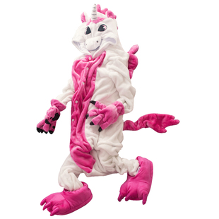 【特价】独角兽睡衣动物连体冬女套装可爱情侣