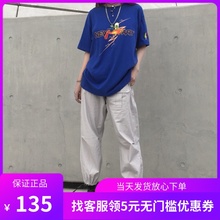 军绿色束腿工装 NSTNEW NEWSTART立体剪裁抽绳男女同款 START