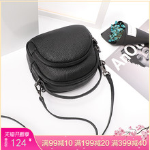 千姿百袋包包小包2018新款 头层牛皮女包时尚 百搭迷你女士小挎包女