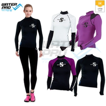 美国Scubapro女士防曬衣長袖 浮潛服水母服褲UPF50考证OW下水显瘦