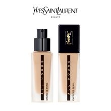 hours轻透遮瑕持久哑光 all YSL圣罗兰恒久无瑕粉底液25ml 正品